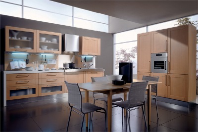 Teca Beech Cabinets